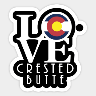 LOVE Crested Butte Sticker